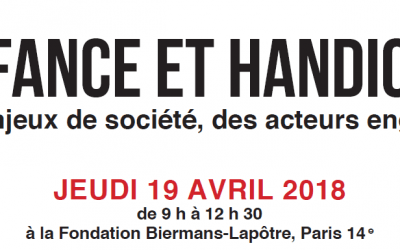 Table ronde Croix-Rouge française : « Enfance et handicap : des enjeux de société, des acteurs engagés »