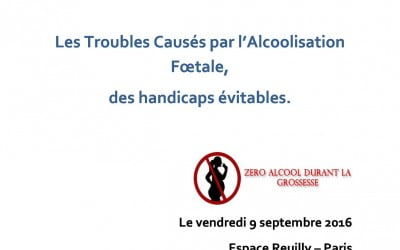 Colloque ANECAMSP – SAF France – Vivre avec le SAF – 9 Septembre 2016